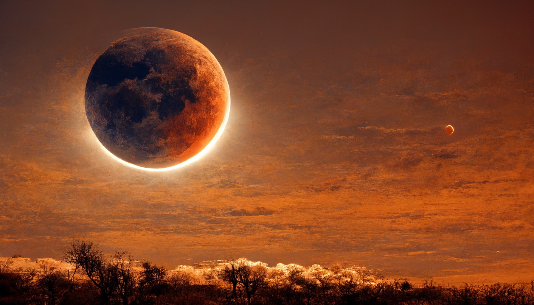 El próximo eclipse total de luna de sangre del 25 octubre será el mejor del año