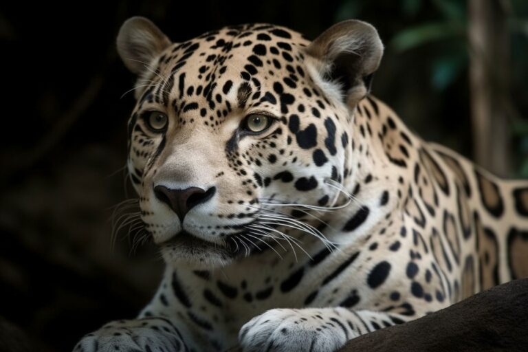Jaguar Blanco: Descubre el Poder y Significado Espiritual detrás de esta Majestuosa Criatura.