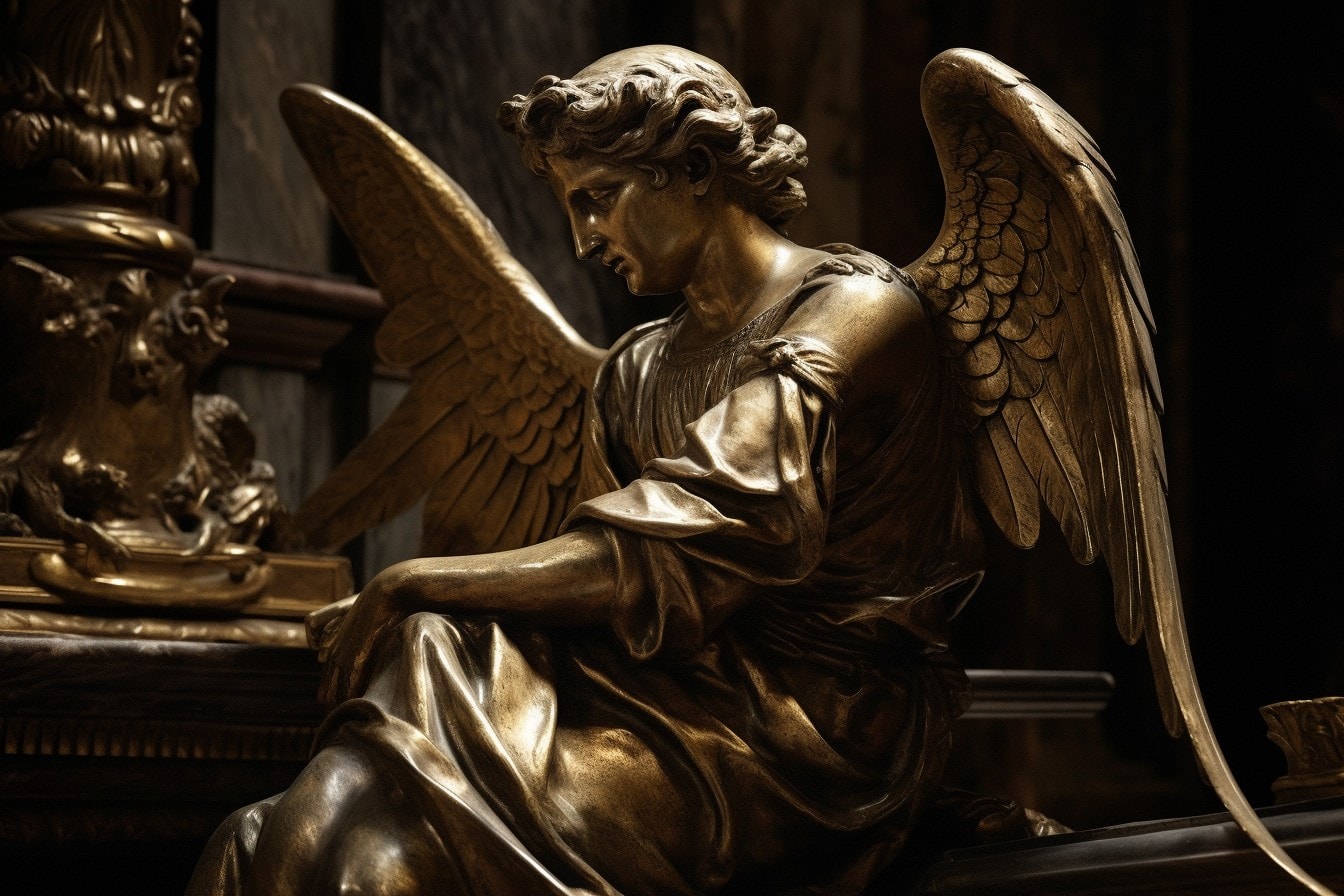 Zarall Cherubic Angel Guarding the Ark of the Covenan a42171fe 19cf 448f a662 bd4d8610f3aa