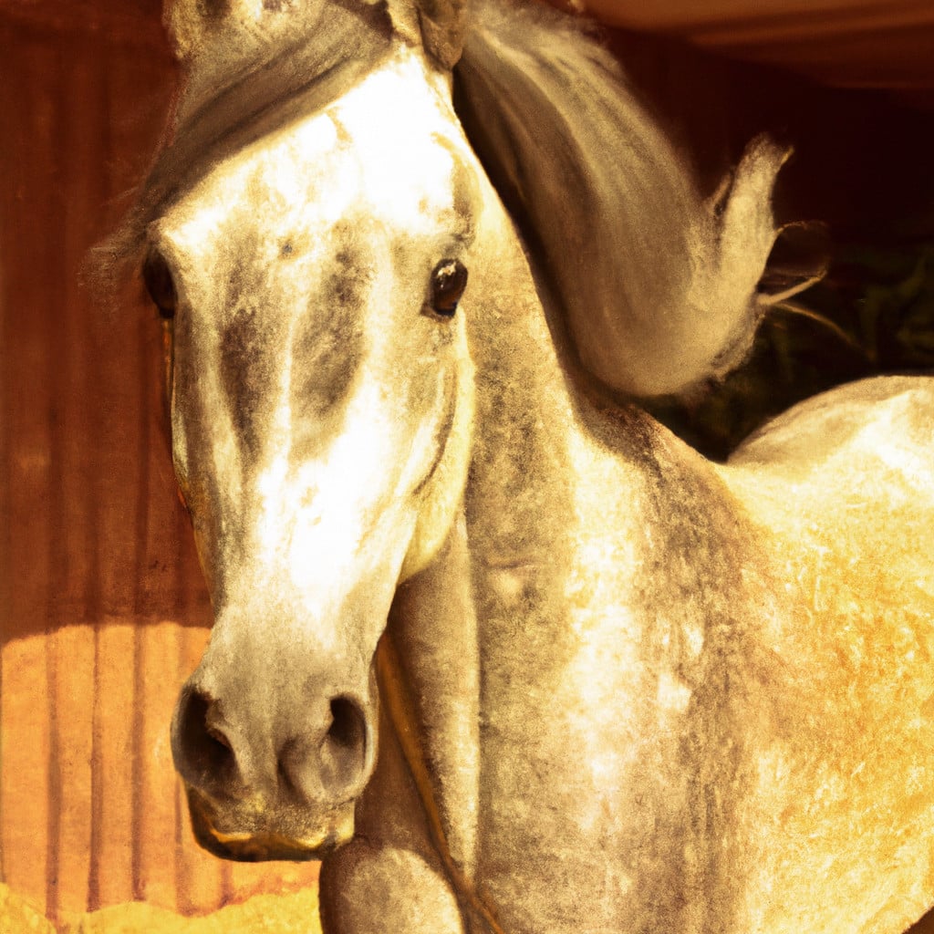 descubre el simbolismo y poder del caballo arabe como animal de poder