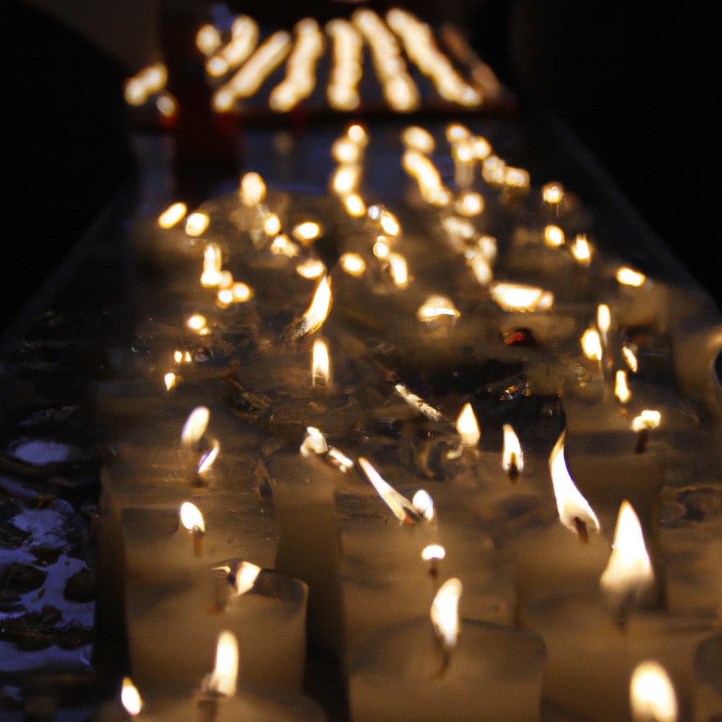 iluminando el espiritu oracion milagrosa de velas encendidas