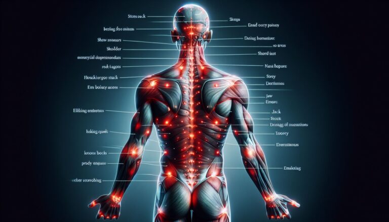 7 lugares donde tu cuerpo almacena el estrés y lo que dicen de ti