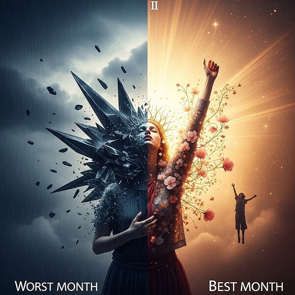 Los meses malditos y benditos para cada signo en 2026