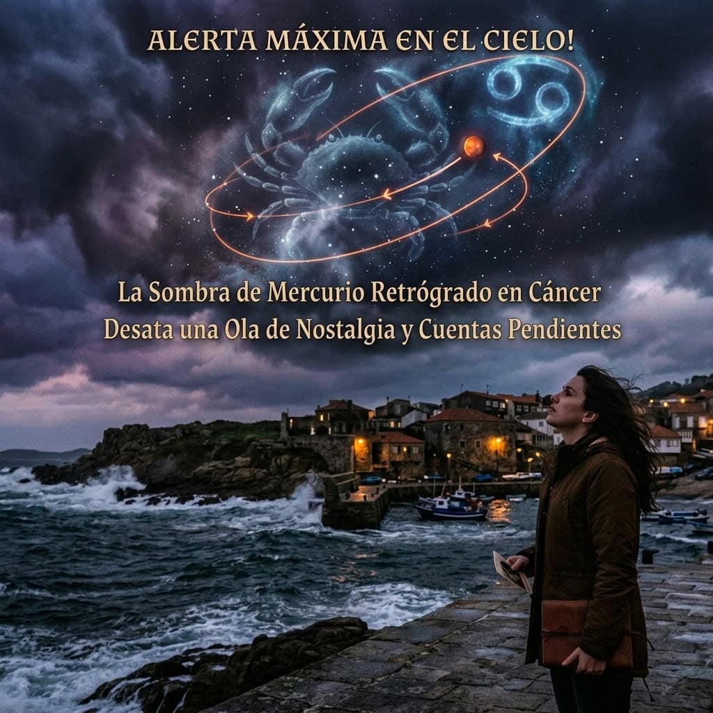¡ALERTA MÁXIMA EN EL CIELO! La Sombra de Mercurio Retrógrado en Cáncer Desata una Ola de Nostalgia y Cuentas Pendientes | Soy Espiritual